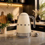 غلاية مياه ذكية سميج (SMEG) بتحكم في الحرارة 2400 واط، 7 إعدادات للحرارة، سعة 1.7 لتر